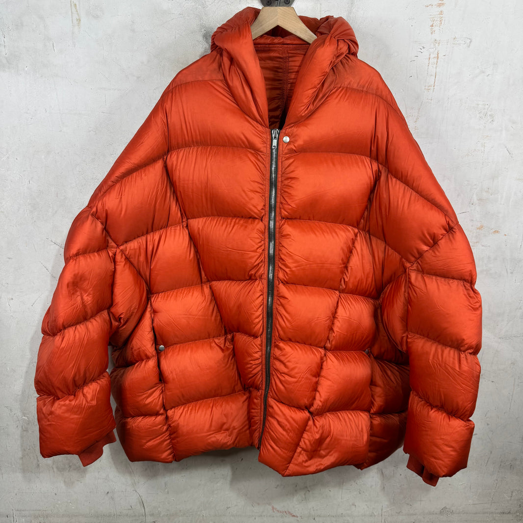 Rick Owens Strobe Orange Padded Jacket
