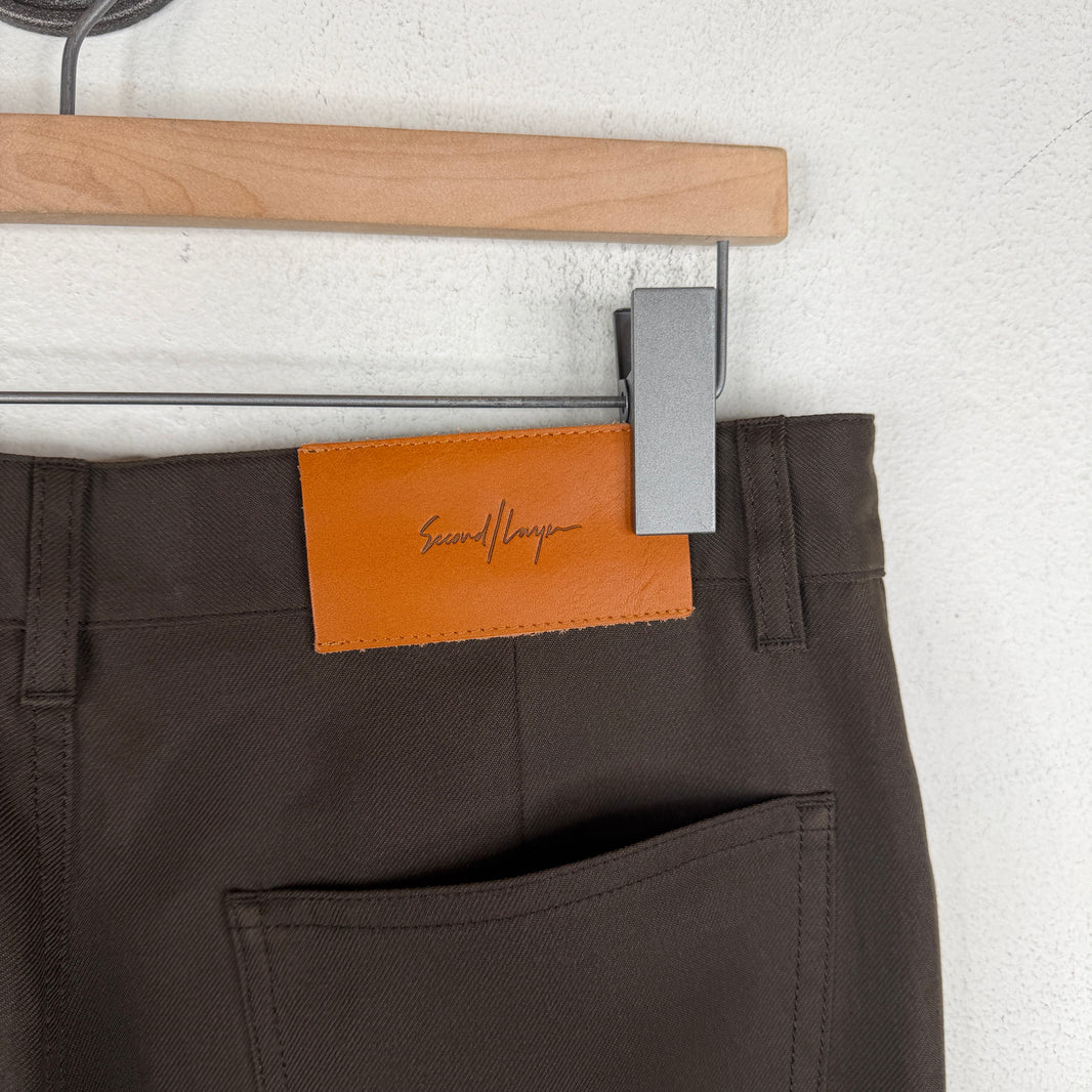 Second/Layer Brown Lightweight Trousers