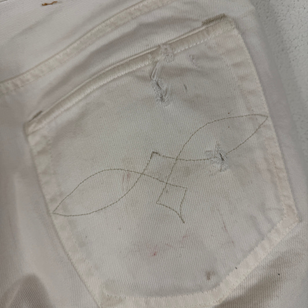 RRL White Slim Jeans