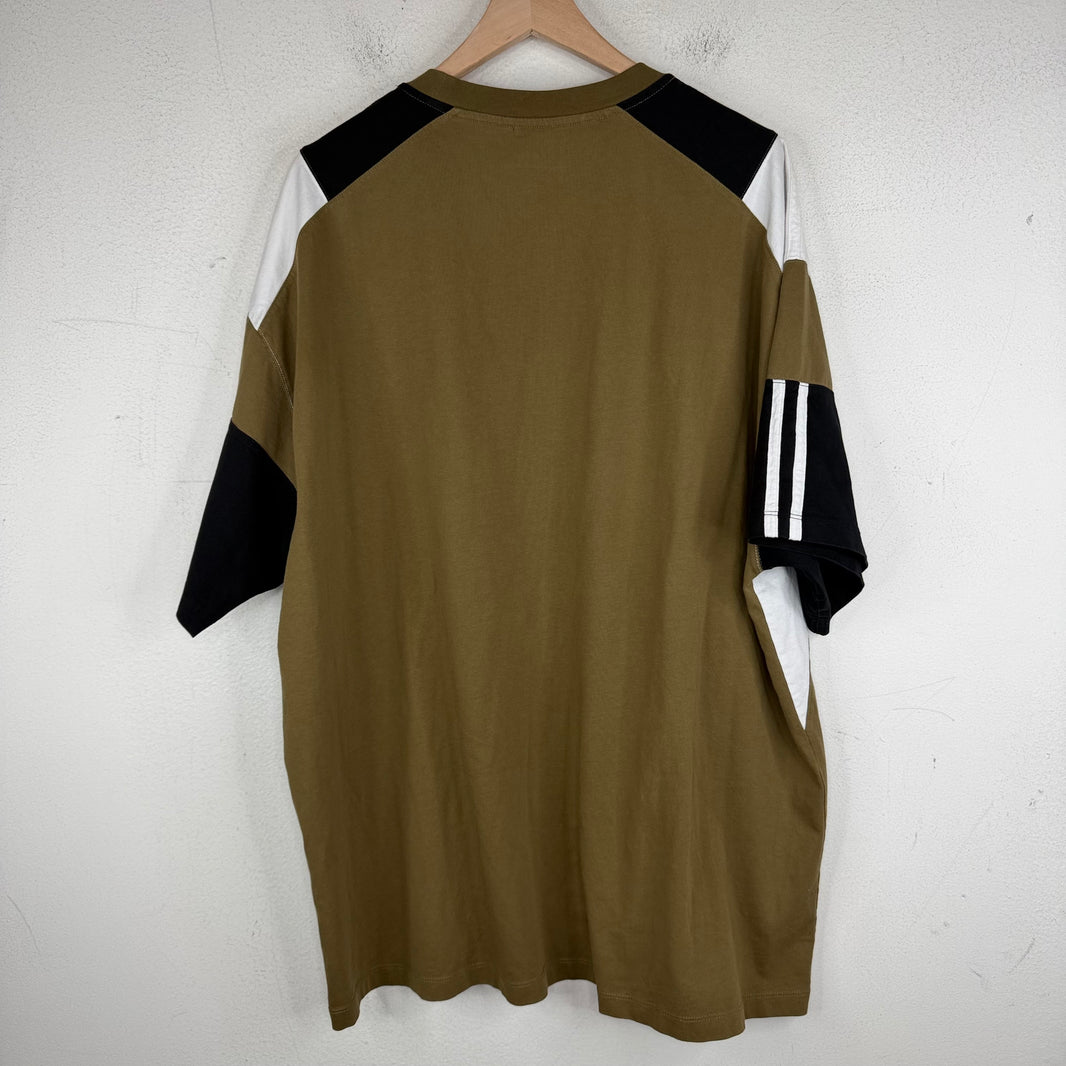 Martine Rose Brown Panelled Jersey T-Shirt