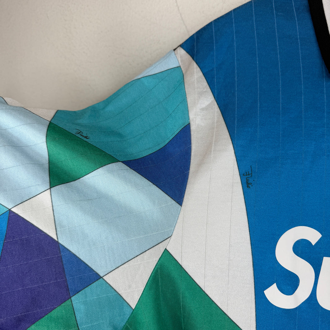 Supreme Blue Emilio Pucci Soccer Jersey