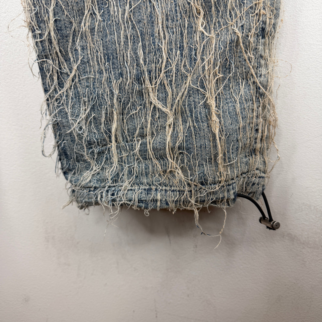 Diesel D-Marshall Frayed Denim Jeans