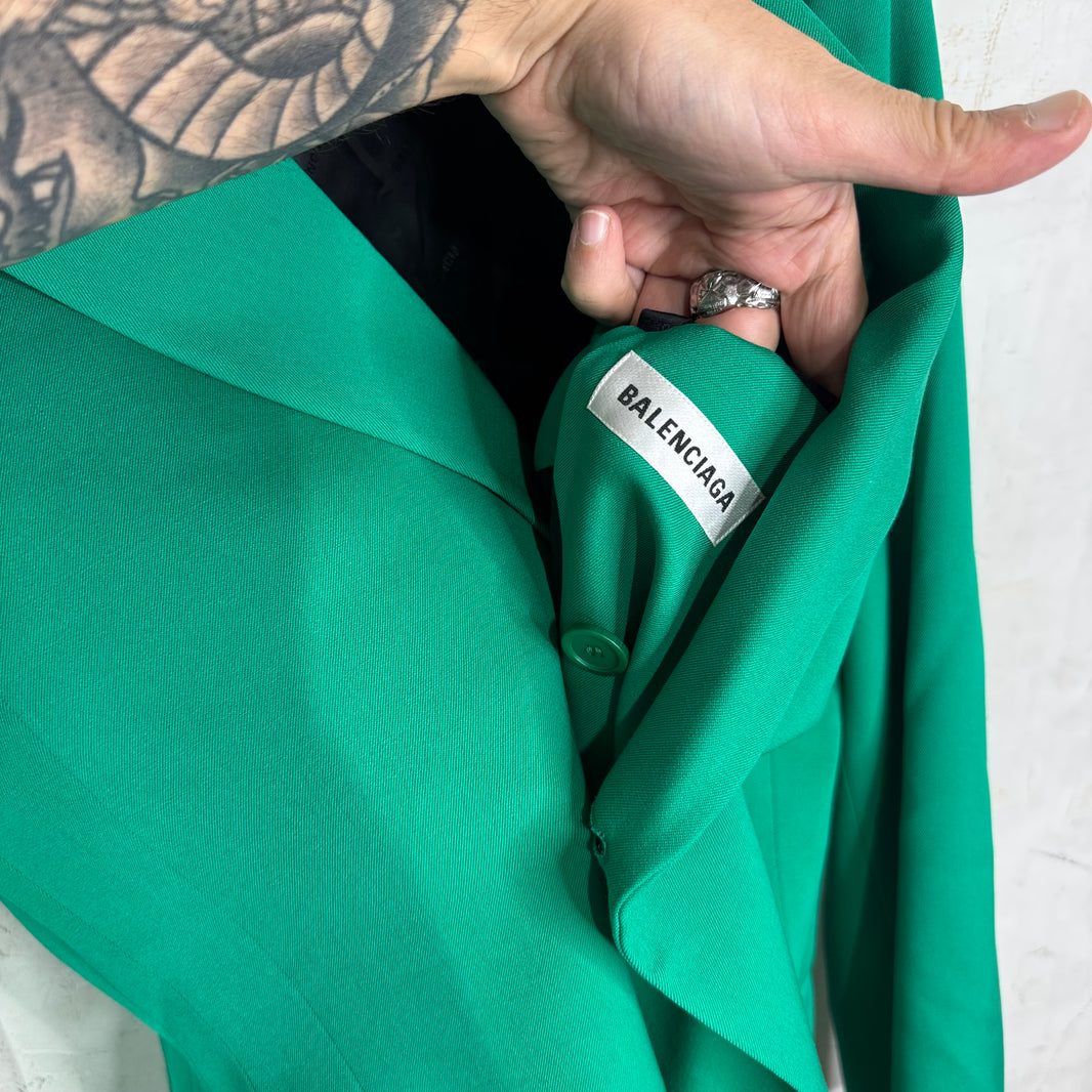 Balenciaga Green Blazer