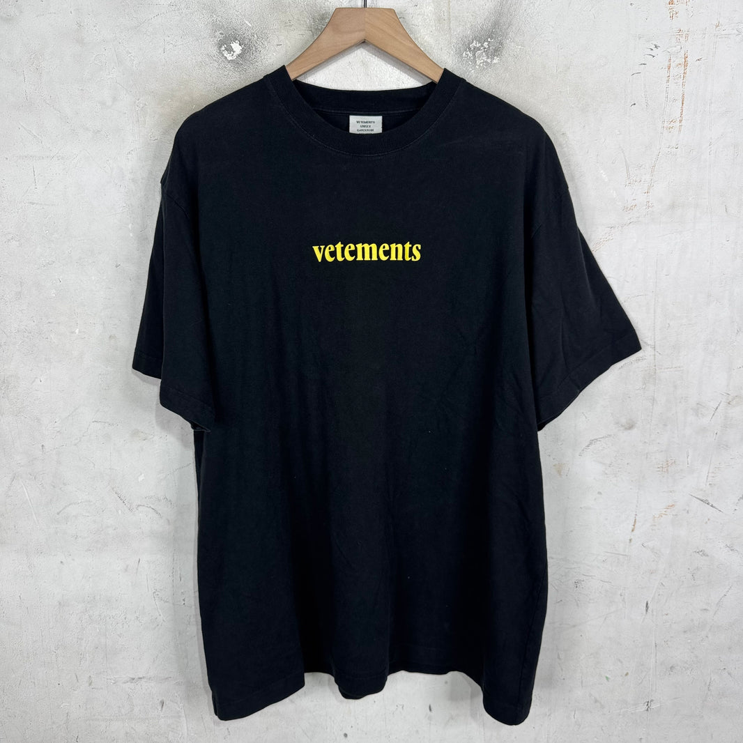 Vetements Front Logo T-Shirt