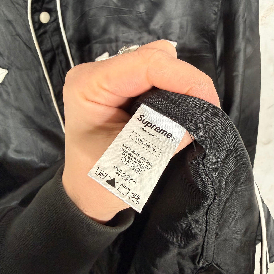 Supreme Silk Western Shirt Black