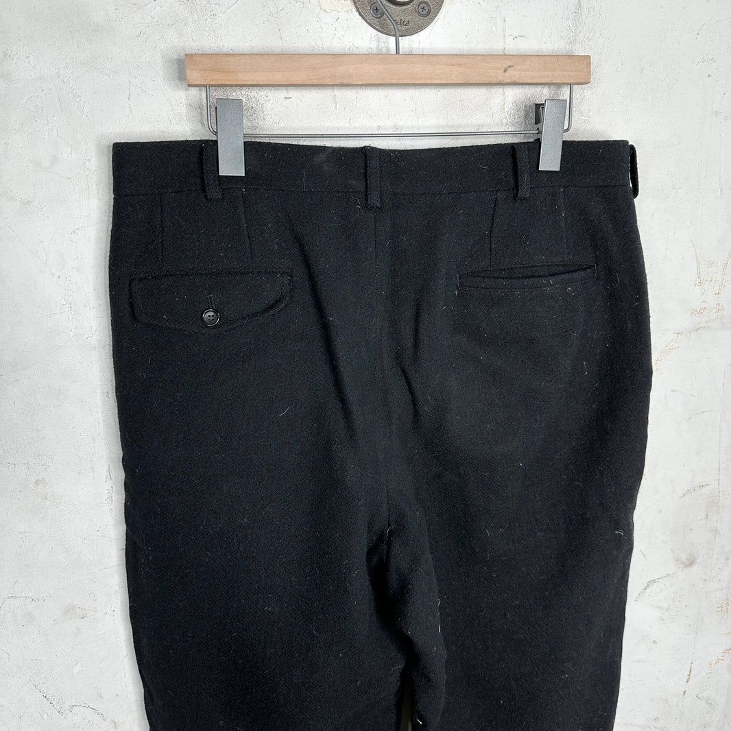 CDG Homme Wool Wide Trousers