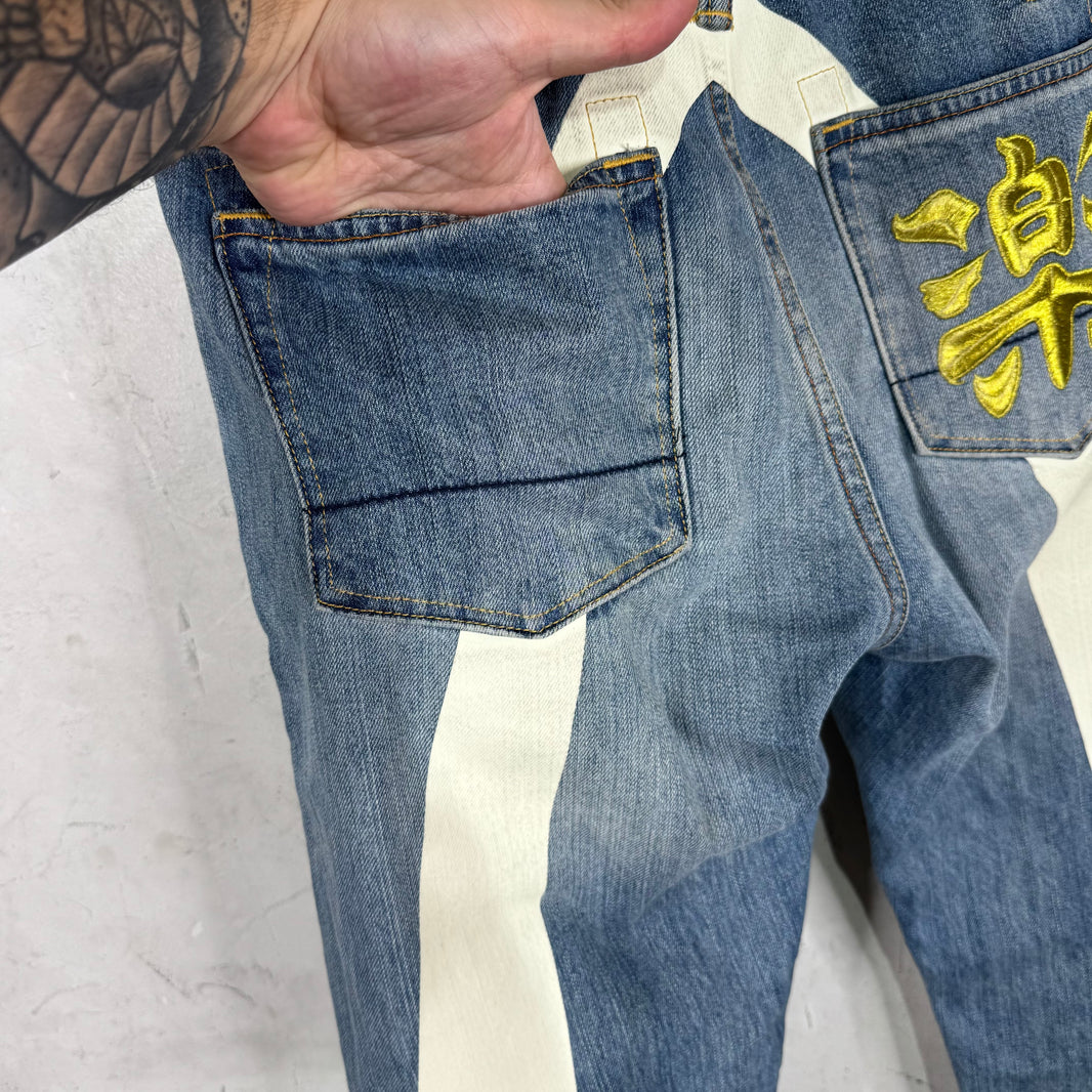 Evisu White Seagull Jeans