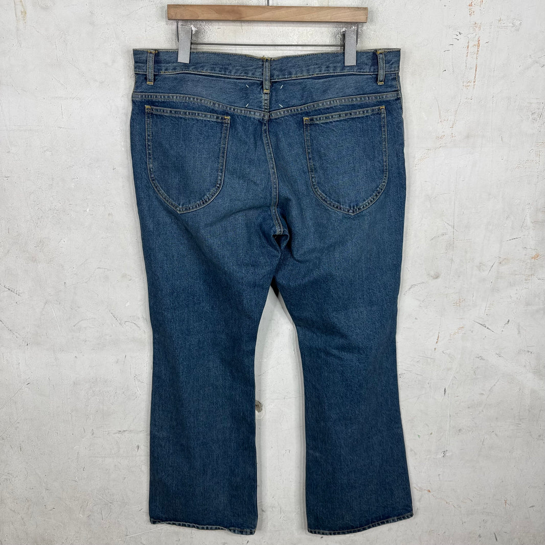 Margiela Medium Wash Flared Jeans