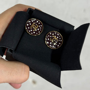 Chanel Dotted Logo Earring Set