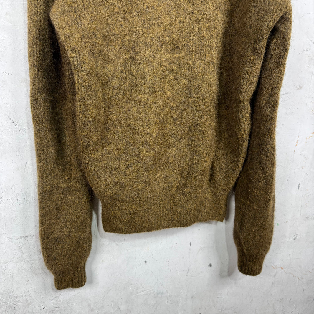 Rick Owens Porterville Reverse Neck Alpaca Sweater