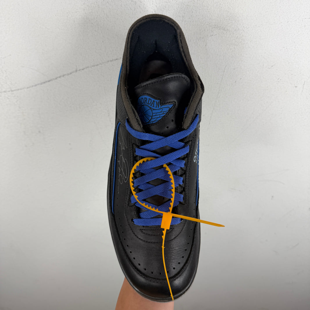 Off White Black Jordan 2 Sneakers