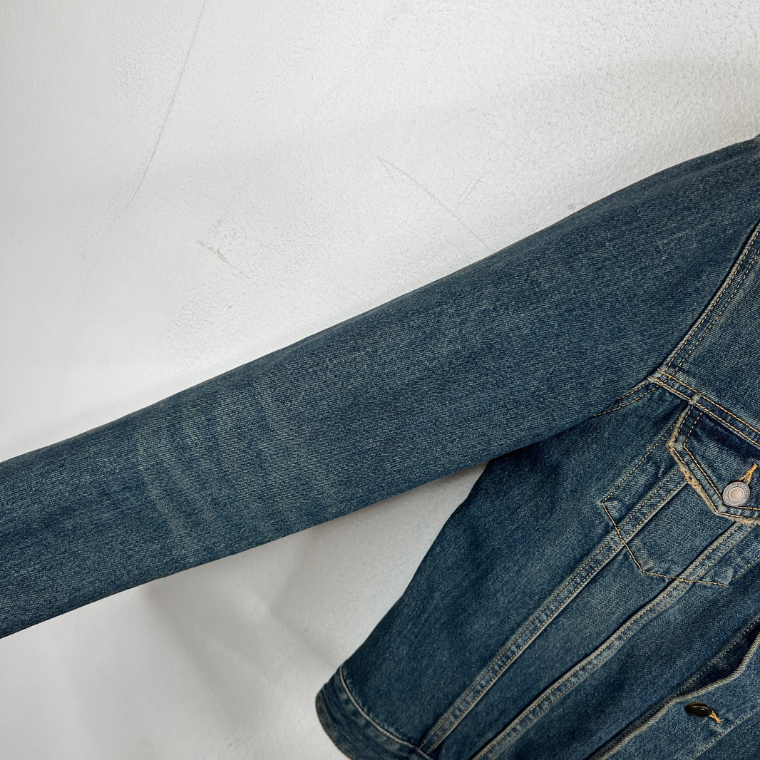 Saint Laurent 2016 Mud Wash Denim Jacket