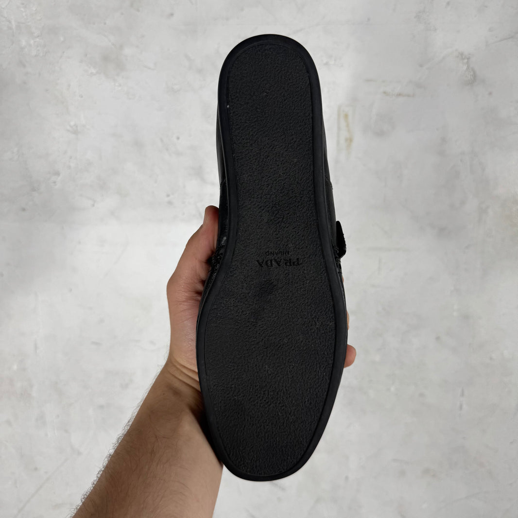 Prada Shuffle Fringed Monk Strap Shoes