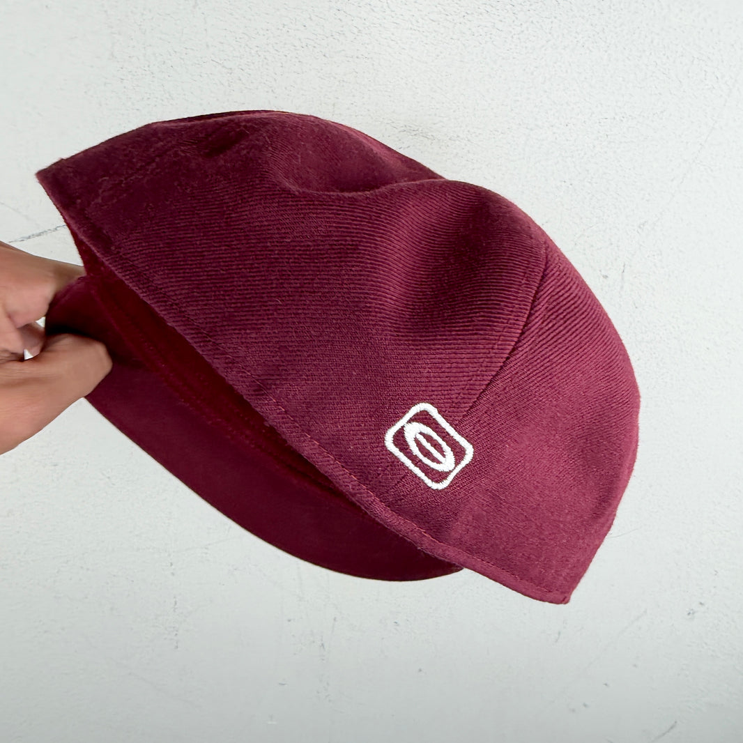 YVL Maroon Fitted Hat