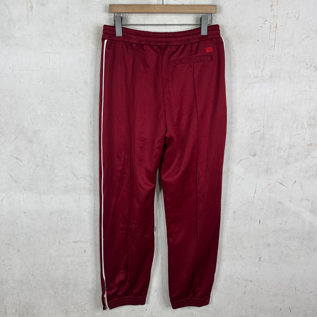 Wales Bonner Burgundy Track Pants