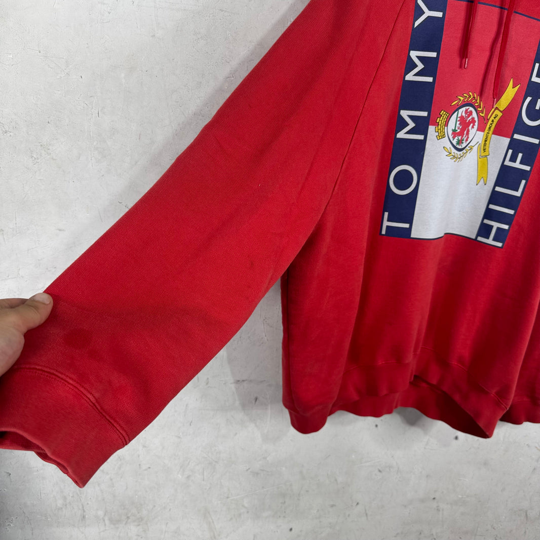 Vetements x Tommy Hilfiger Red Hoodie