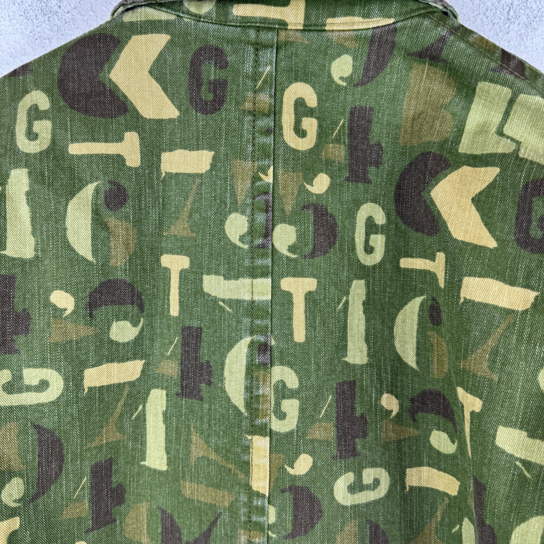 Comme Des Garcons Stencil Block Numbers Jacket
