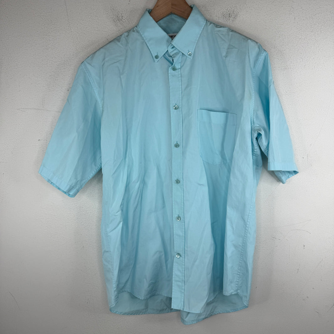 Balenciaga Font Turqouise Shirt
