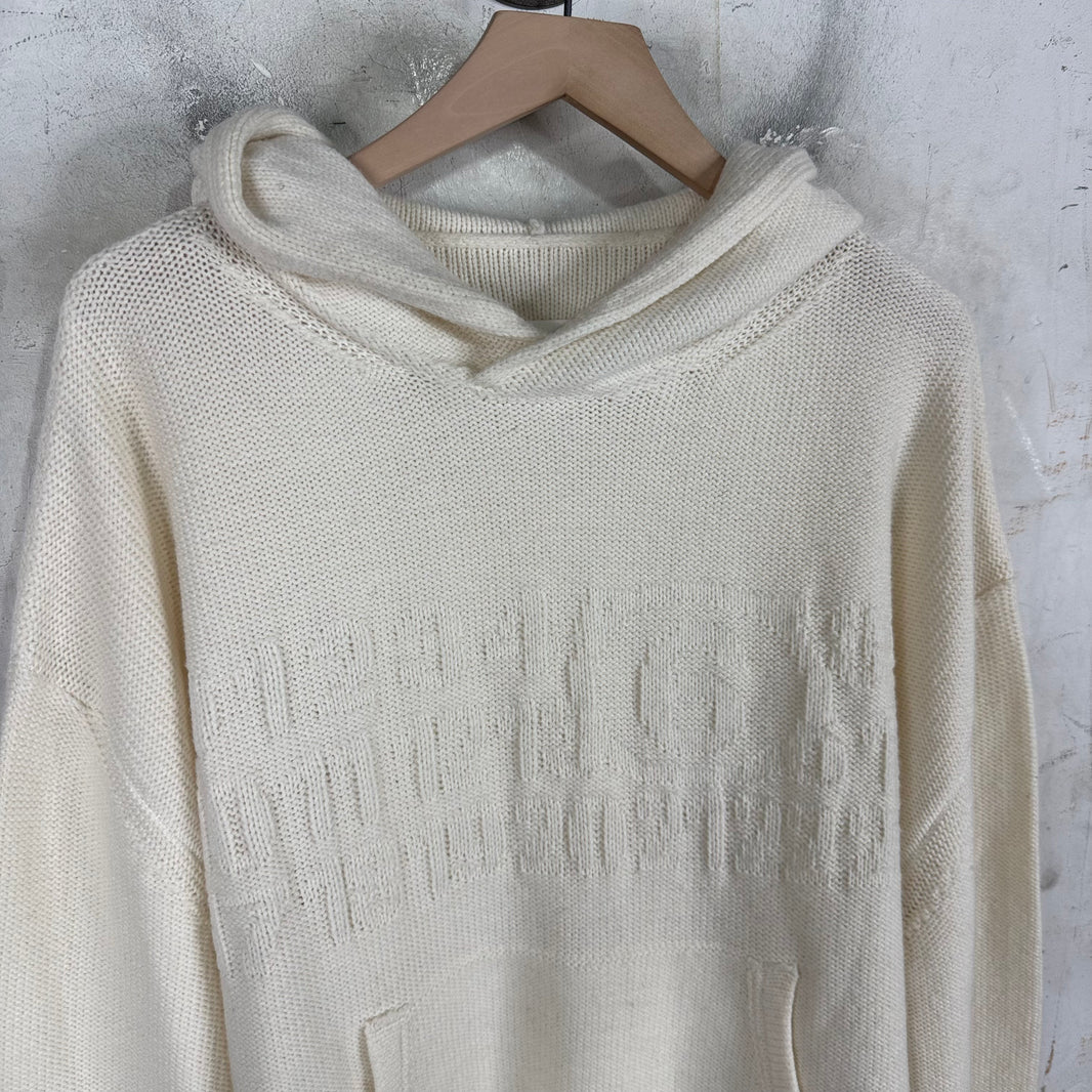 Margiela MM6 Knitted Numbers Hoodie