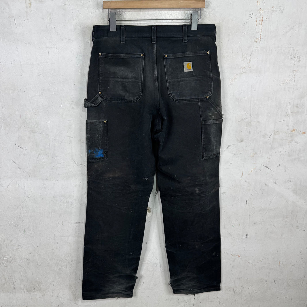 Carhartt Smoked Black Double Knees