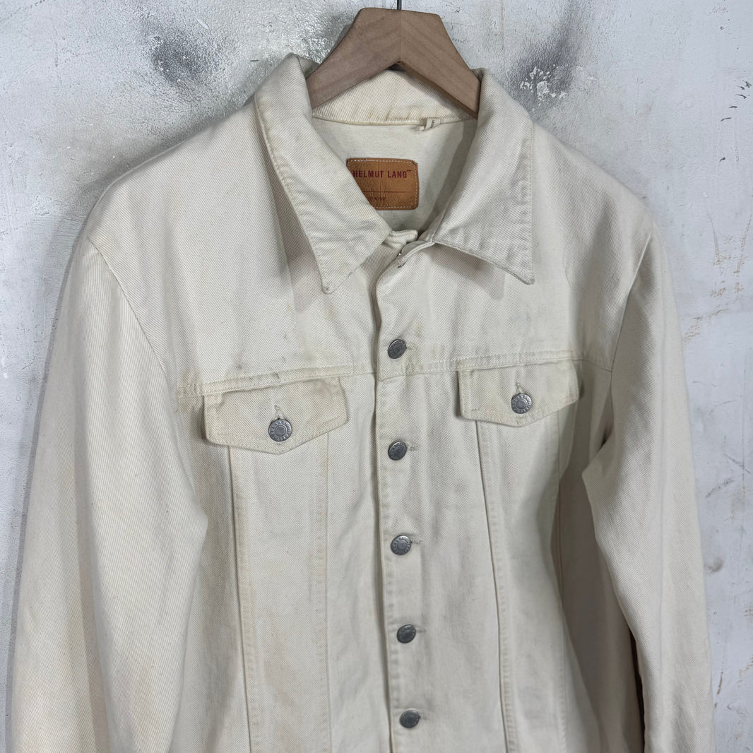 Helmut Lang 1998 No Waistband Trucker Jacket