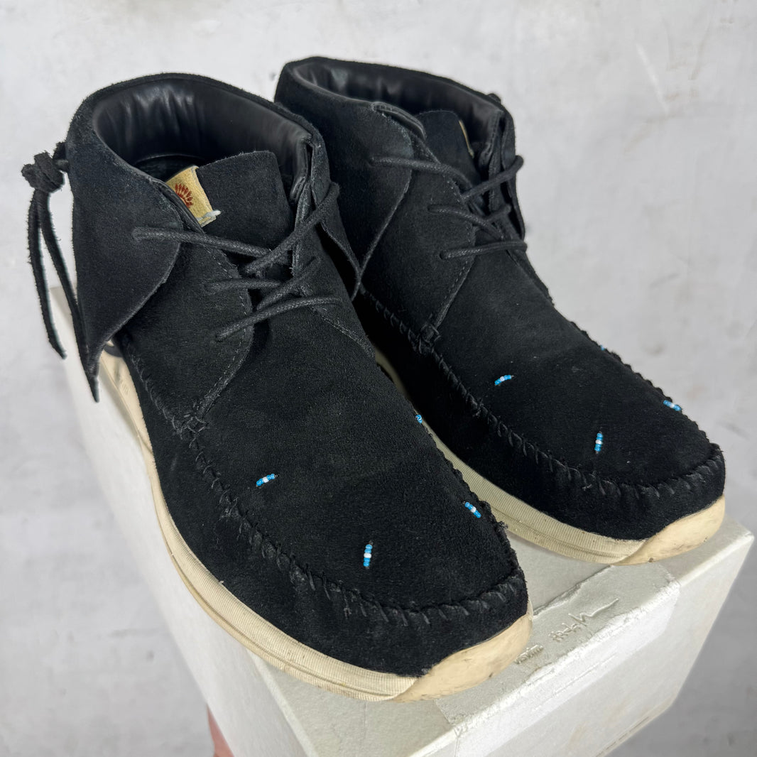 Visvim Black FBT Folk Shoes