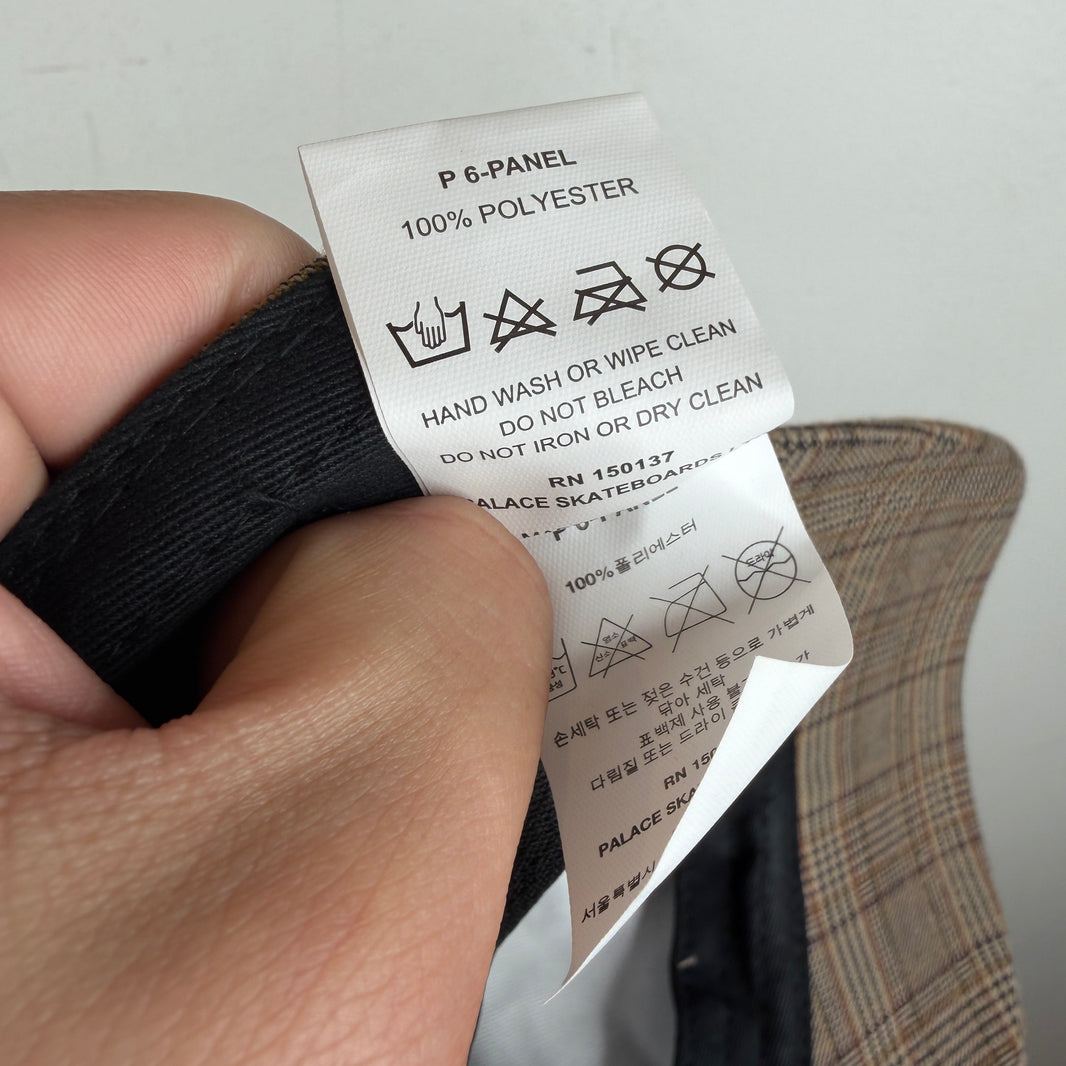 Palace Plaid P Logo Hat