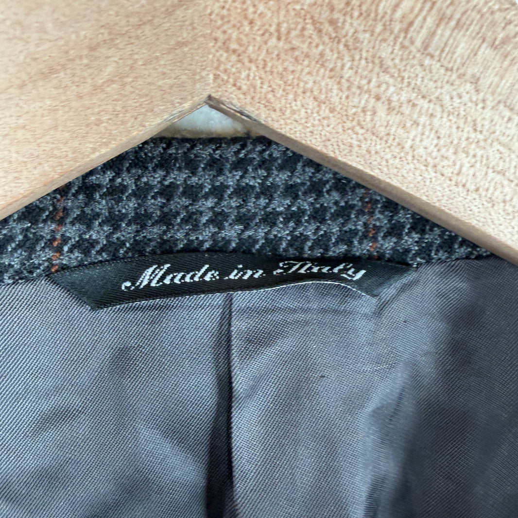 Loro Piana Houndstooth Cashmere Blazer Jacket