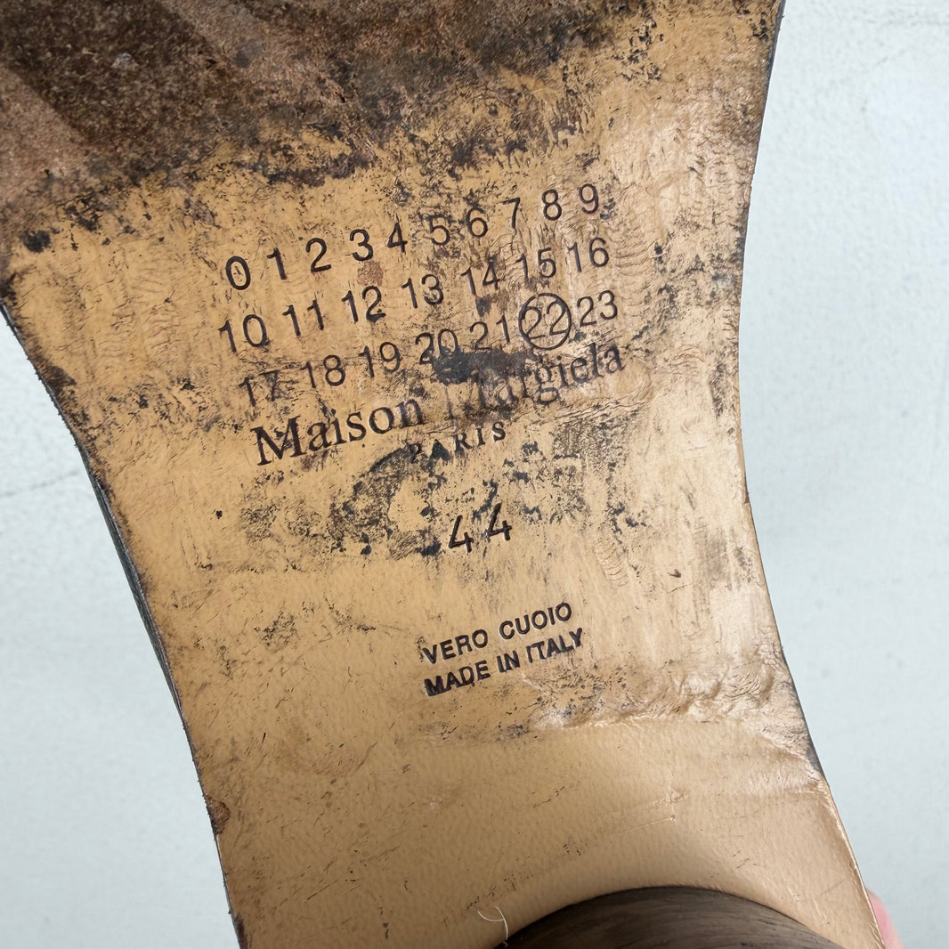 Margiela Leather Tabi Ankle Boots