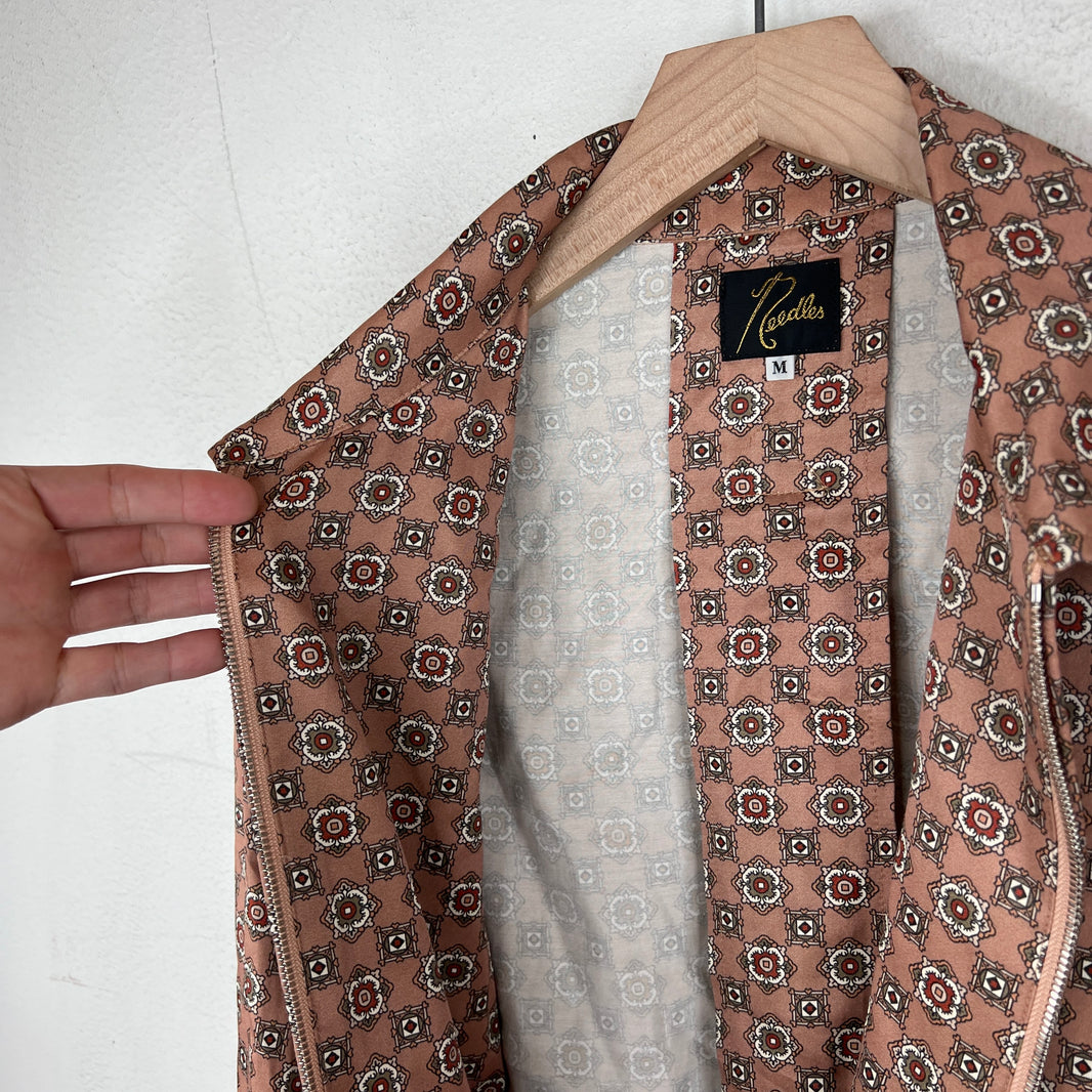 Needles Floral Patterned Zip Up Jacket