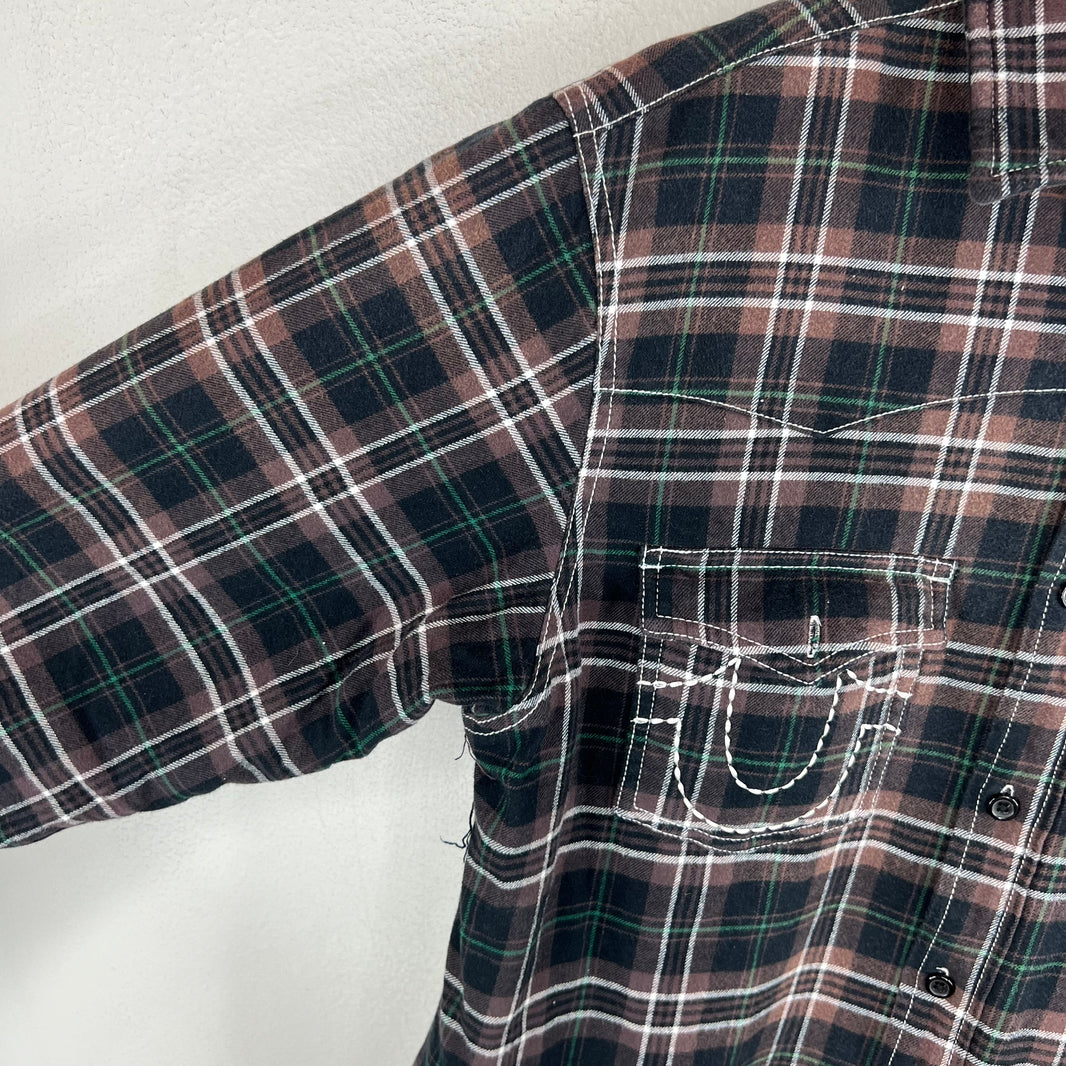 Supreme True Religion Quilted Button Up Shirt