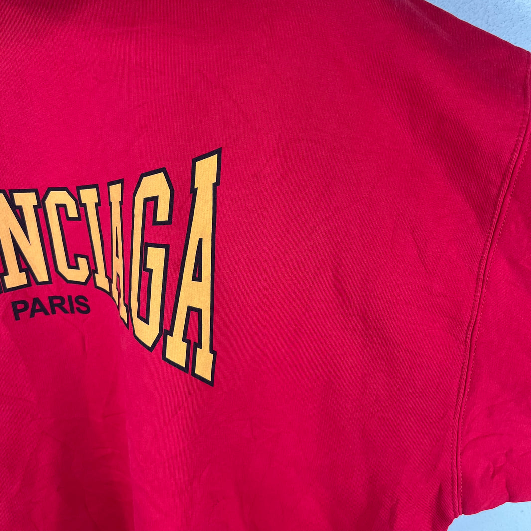 Balenciaga Sample Red Loop Unity Flames Hoodie
