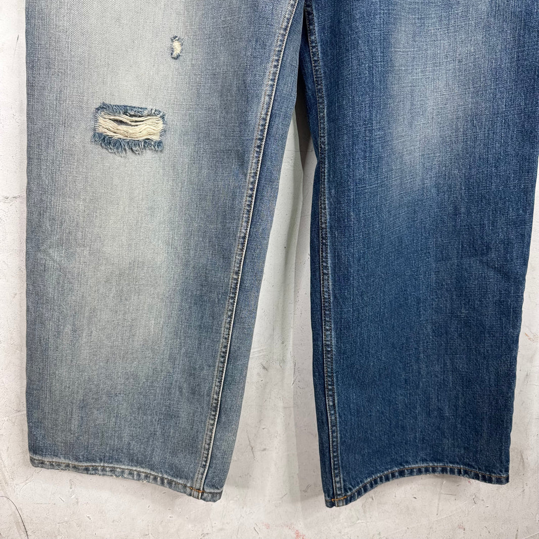 Vetements Split Wash Baggy Jeans