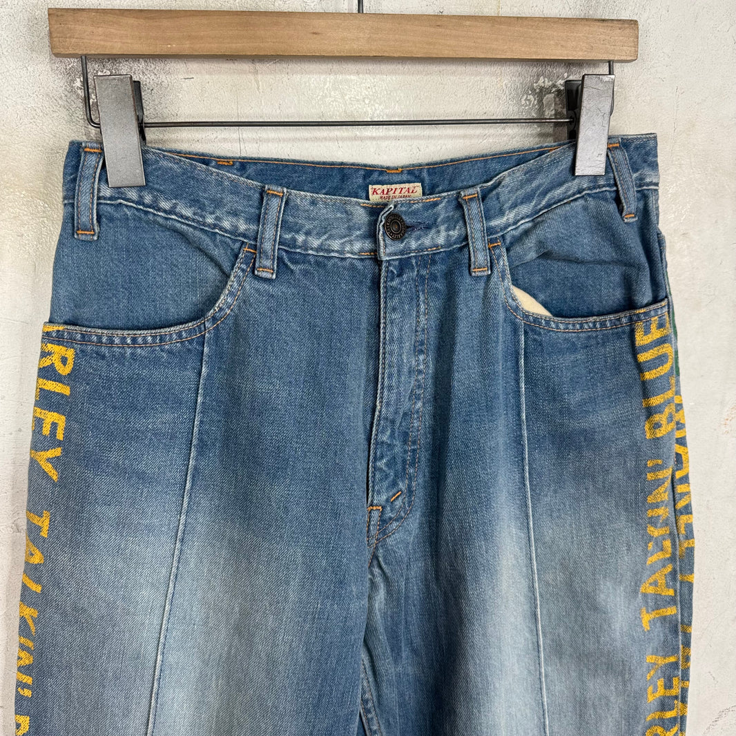 Kapital Stencil Printed Jeans