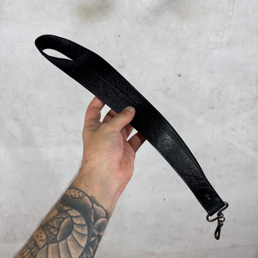 Balenciaga Leather Logo Lanyard