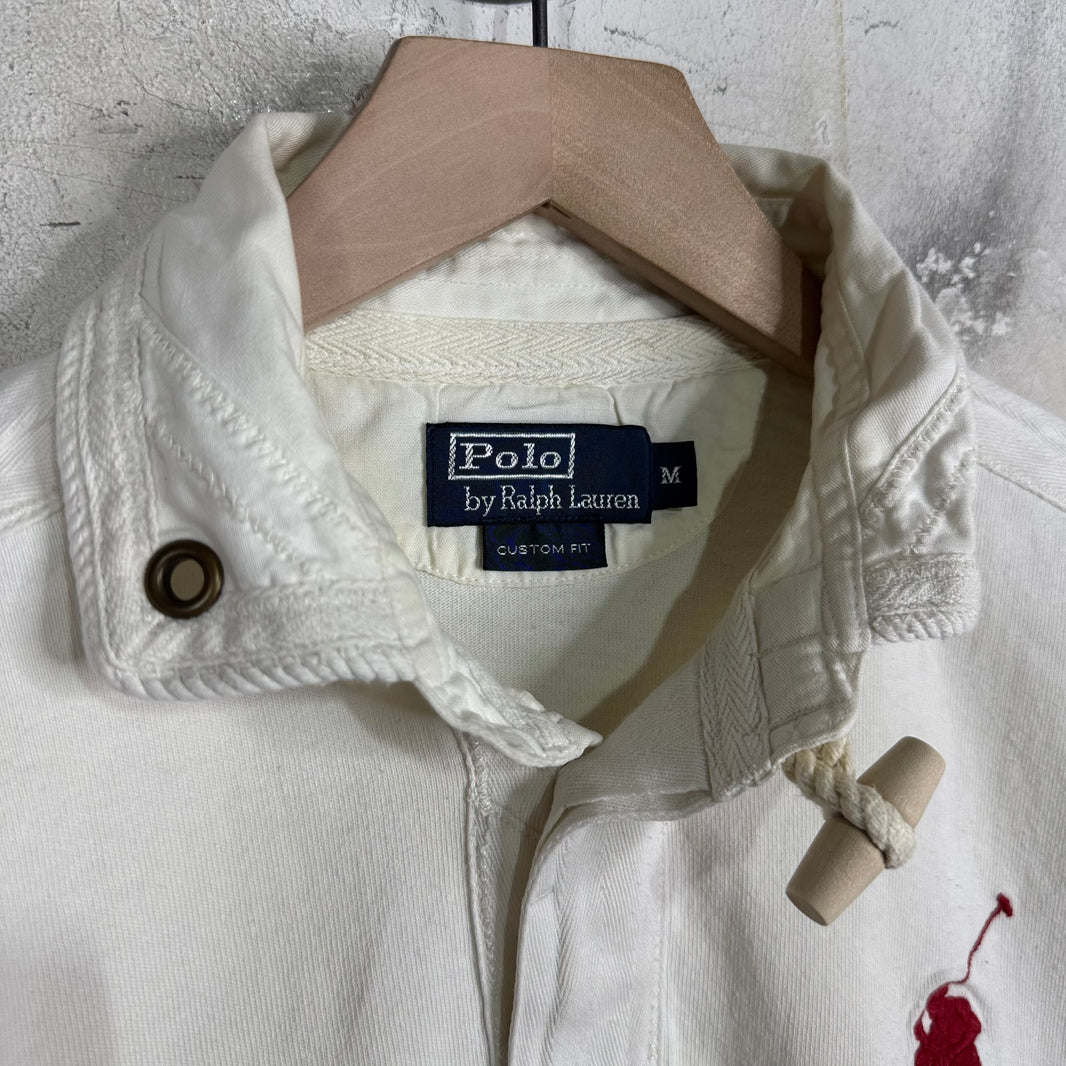 Ralph Lauren Paneled Big Pony Wooden Clasp Polo