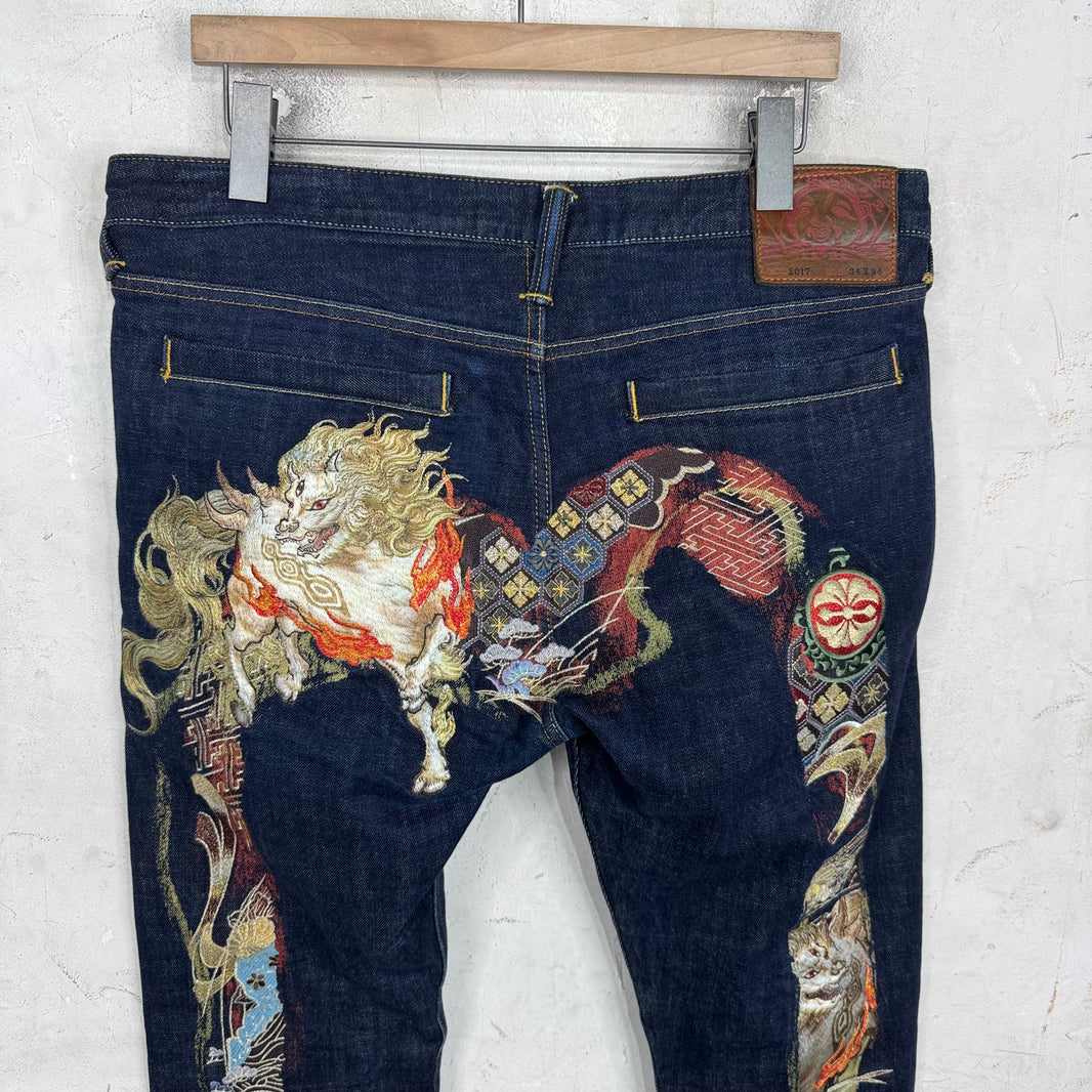 Evisu Selvedge Hakutaku Jeans