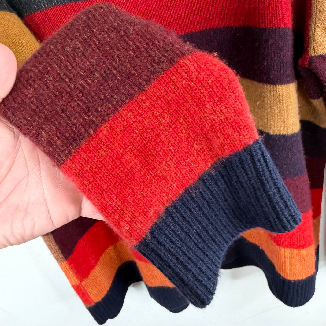 Elder Statesman Red/Orange/Black Cashmere Sweater