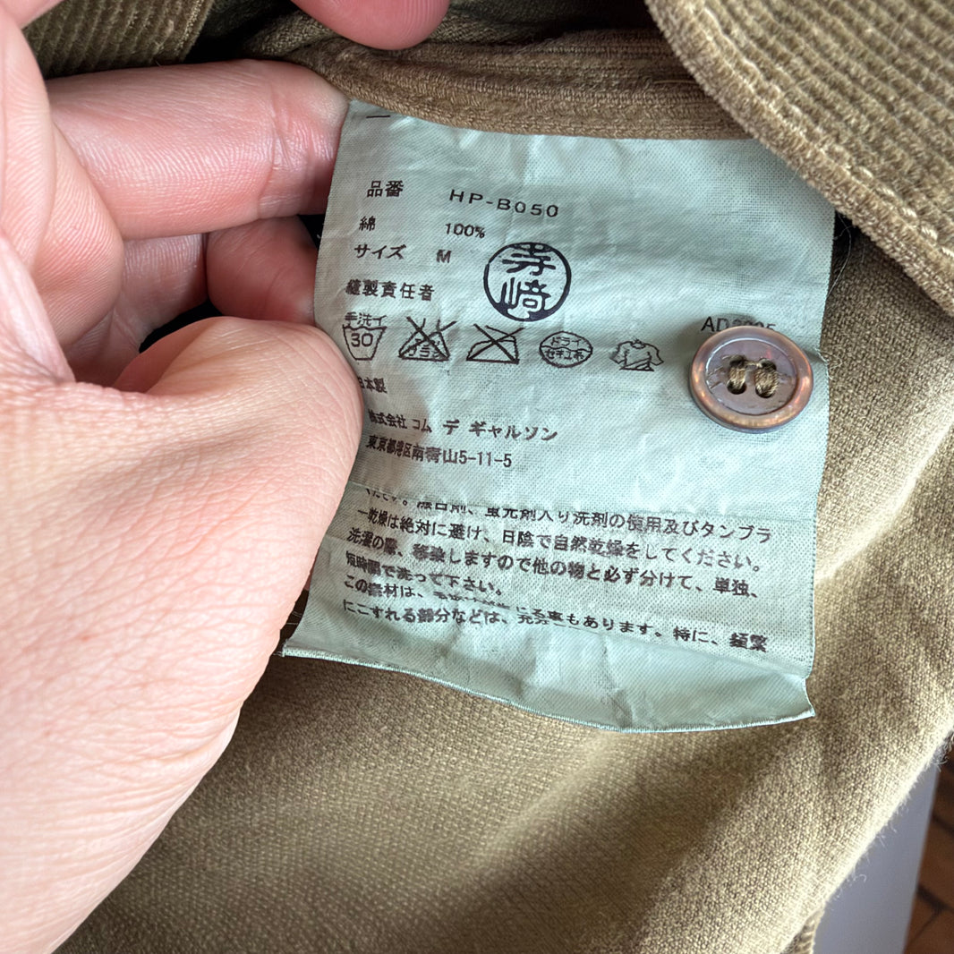 CDG Homme Cord Zip Pocket Light Jacket