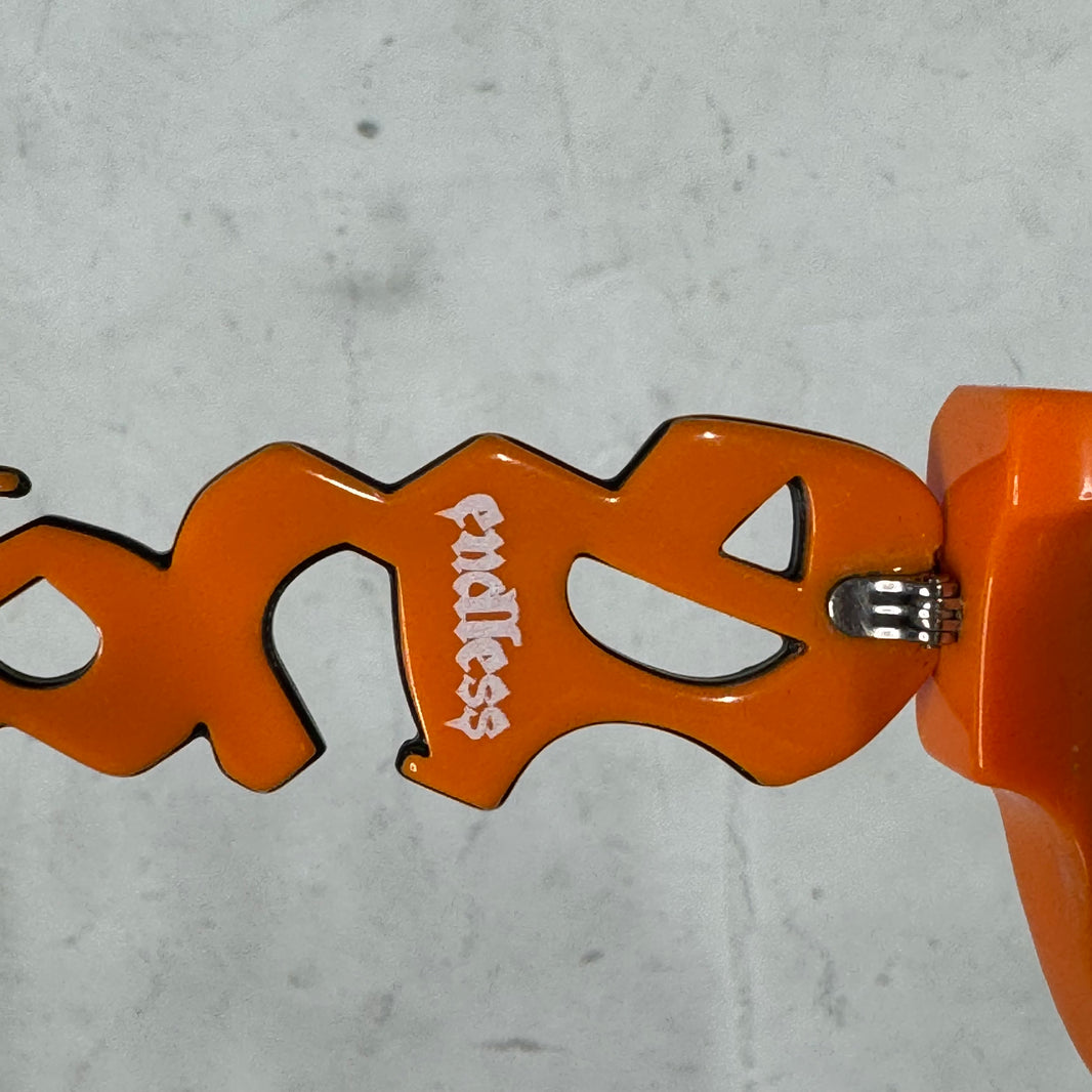 Endless Denim Orange Logo Sunglasses