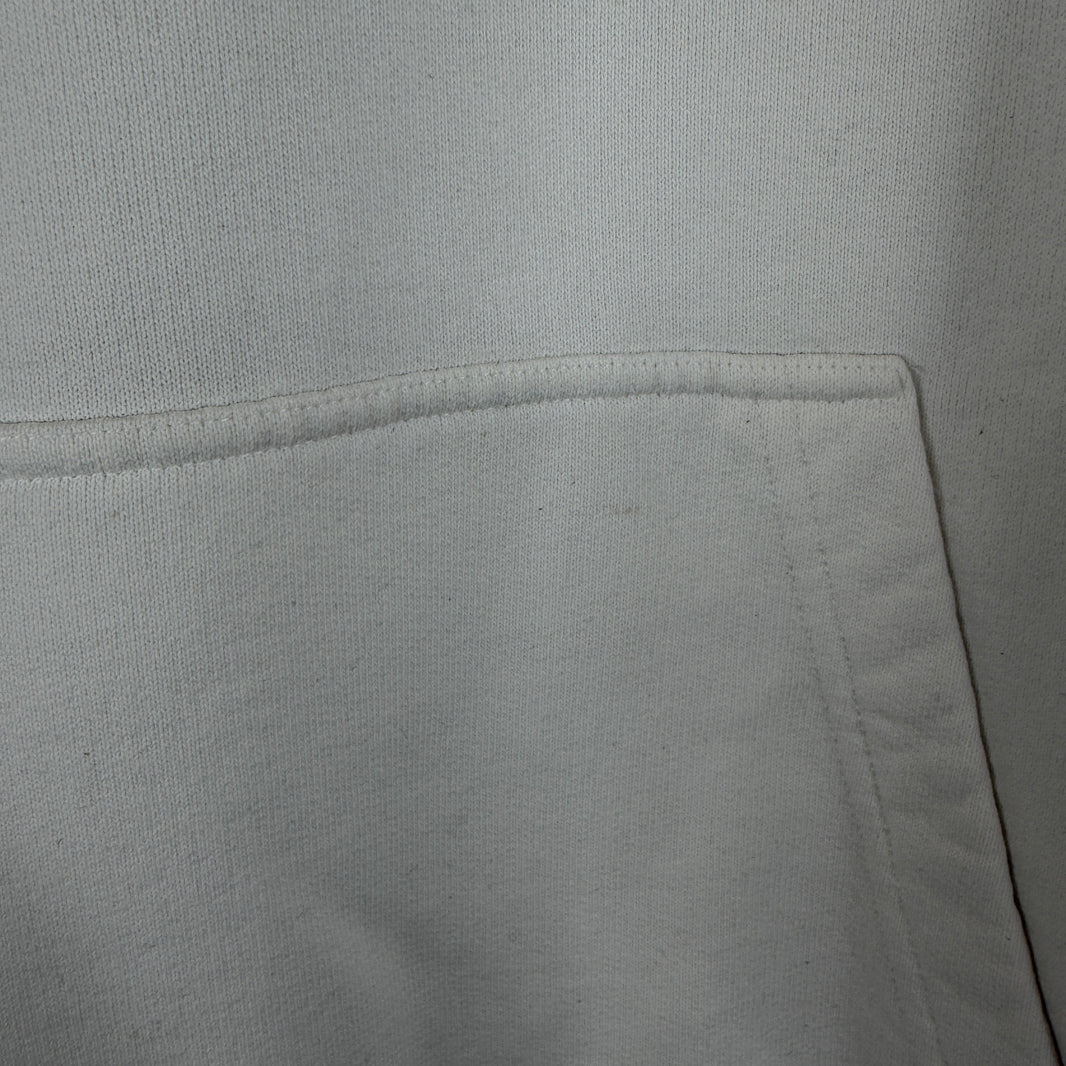 Dior Sacai White Zip Detail Crewneck