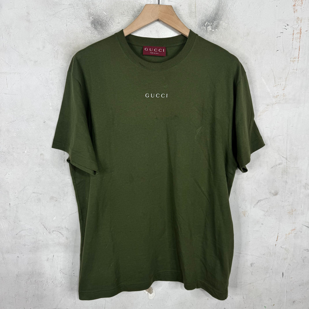 Gucci Olive Logo T-Shirt