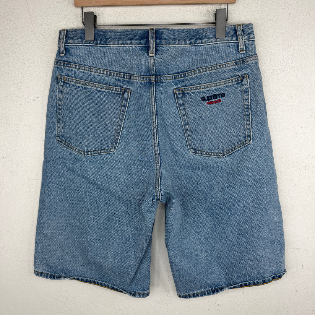 Supreme Light Blue Baggy Denim Shorts
