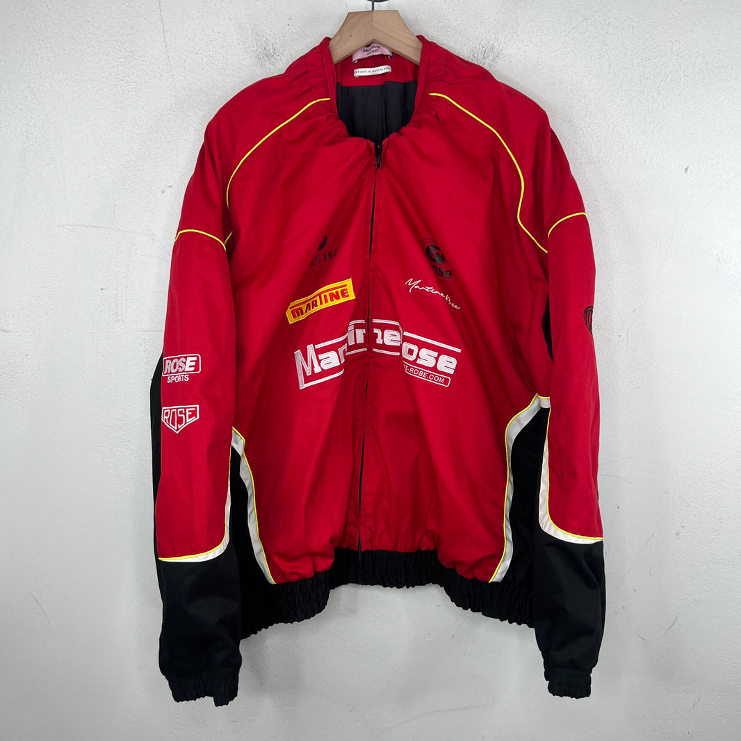 Martine Rose Ruffled Neck Racing Jacket
