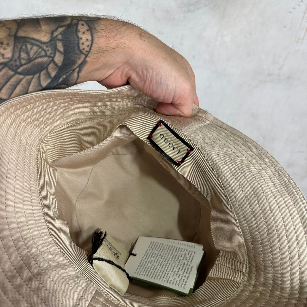 Gucci Embossed Logo Bucket Hat