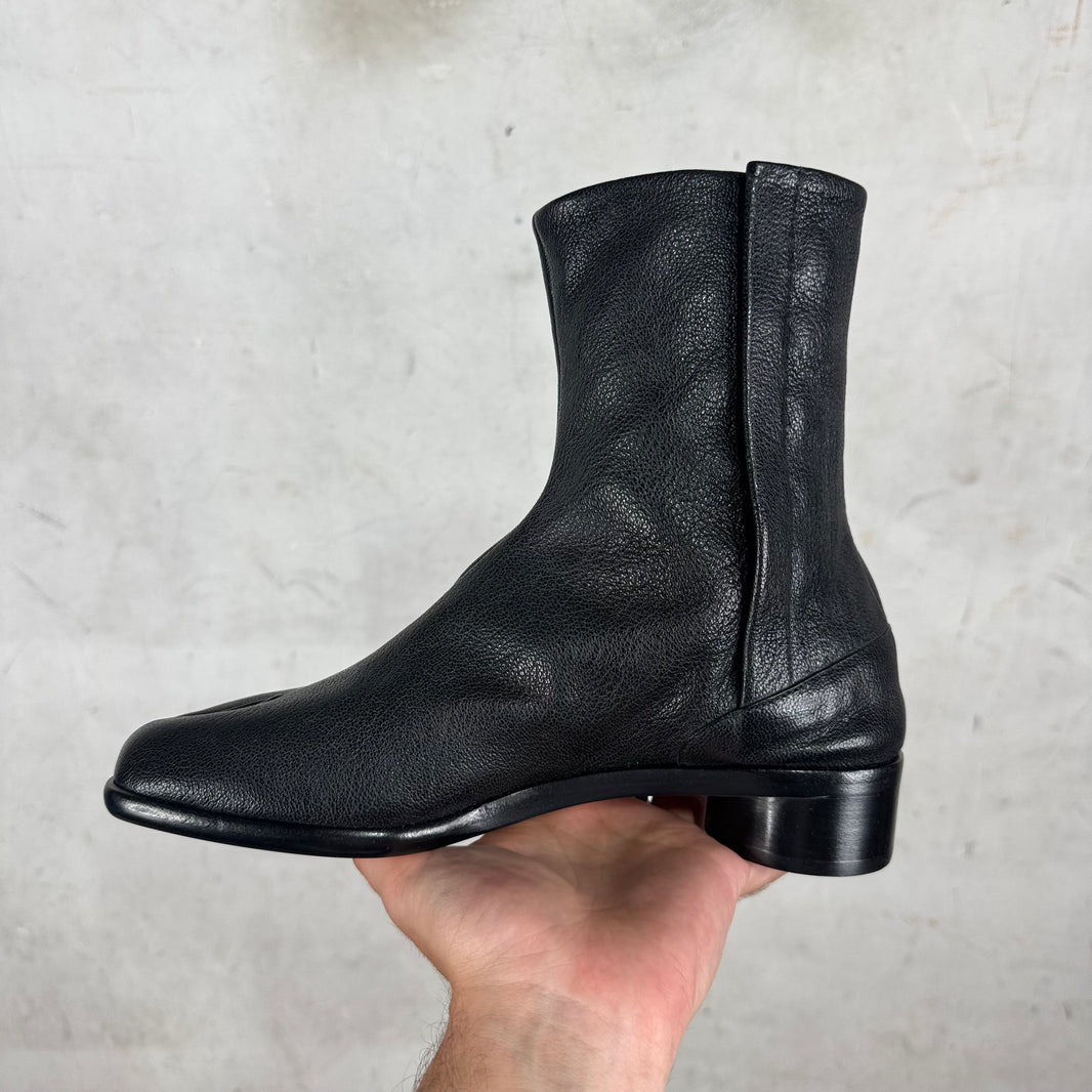Margiela Leather Tabi Heeled Boots