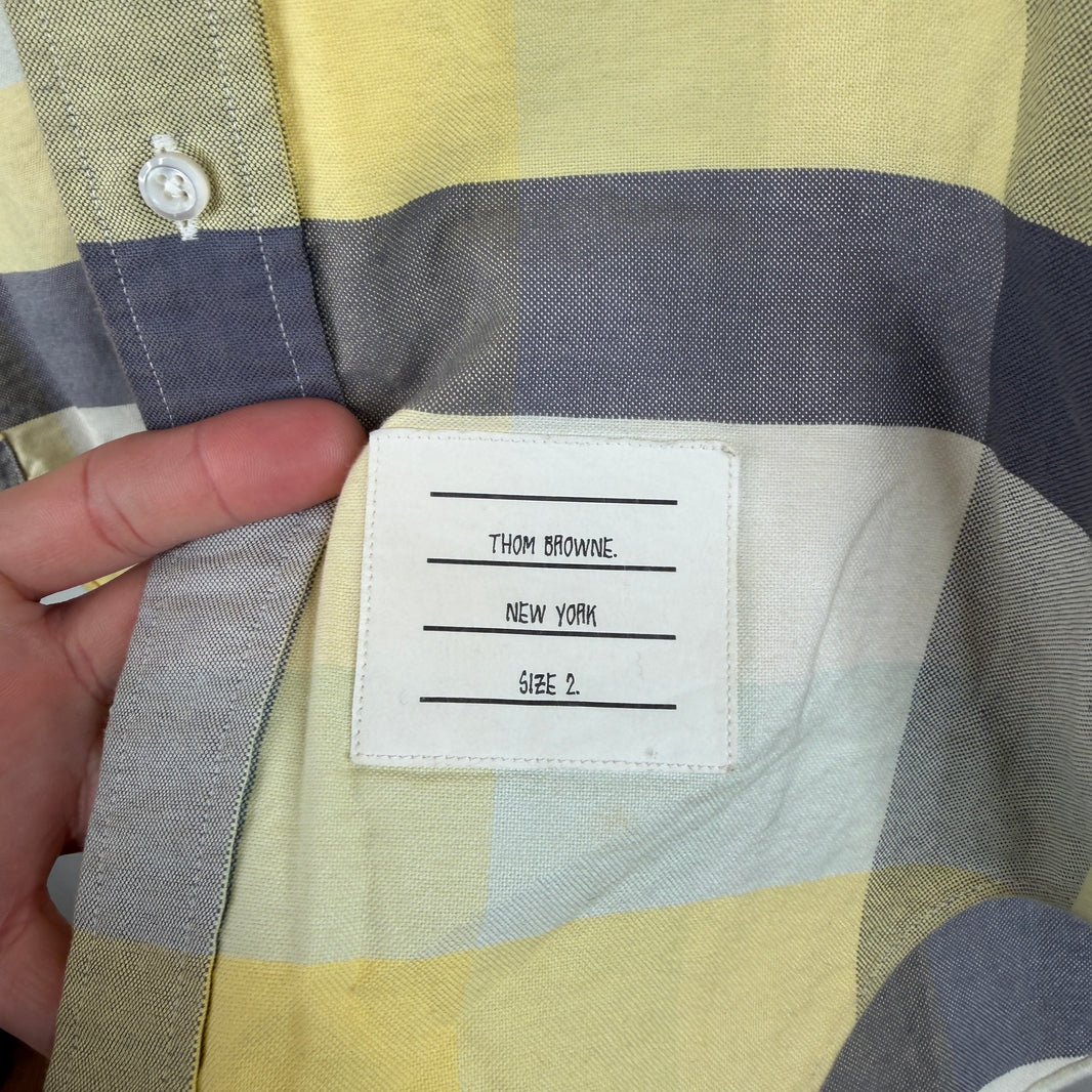 Thom Browne Pastel Striped Button Up Shirt