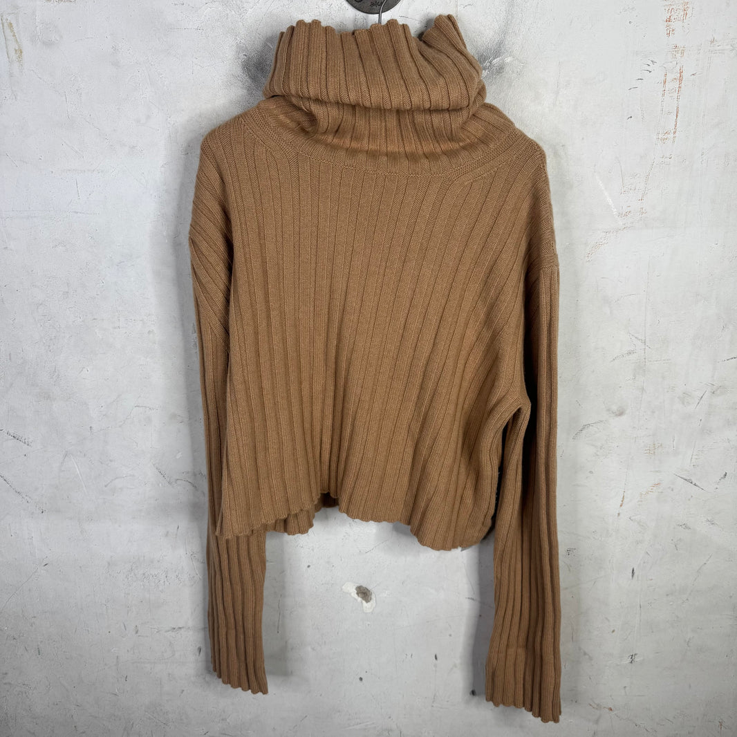 Gucci Turtleneck Cropped Knit Sweater