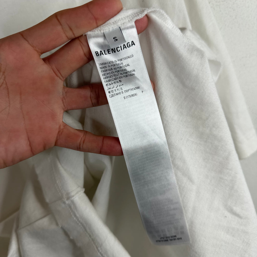 Balenciaga Cursive Logo T-Shirt