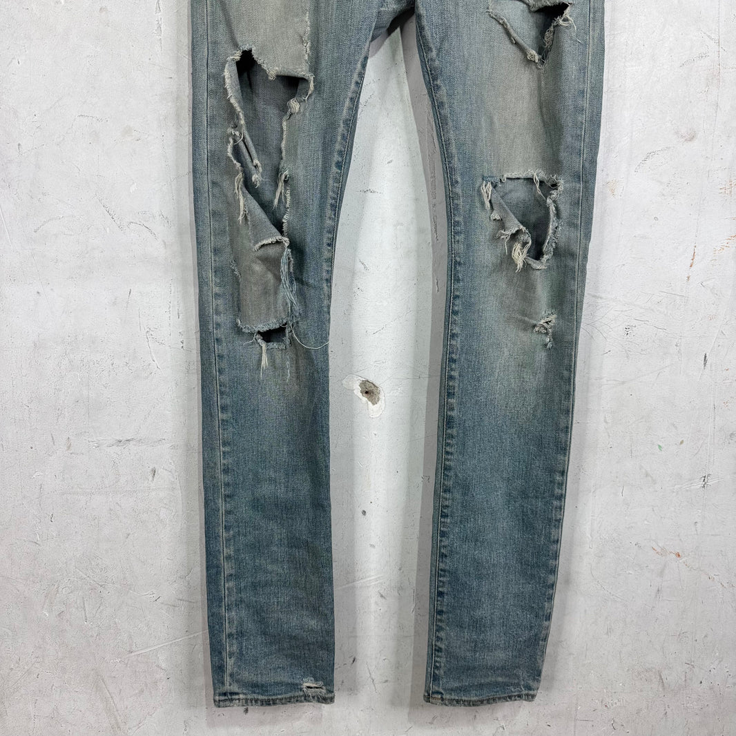 Saint Laurent D02 Crash Denim